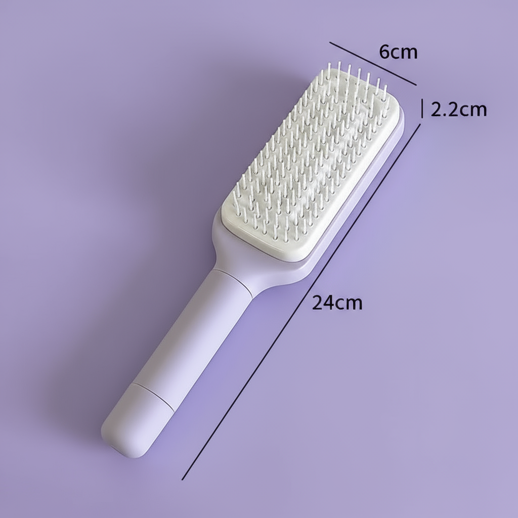 Smart Auto-Cleaning Hair Brush